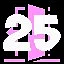 Passed 25 levels icon