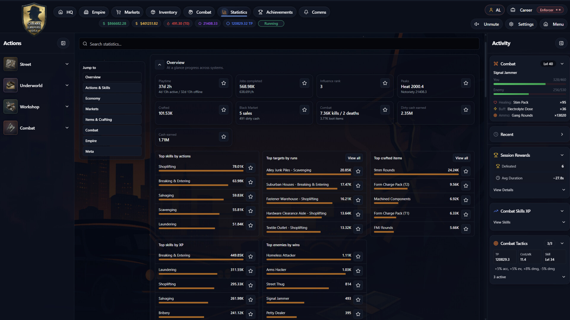 Crime Empire Idle Screenshot 13