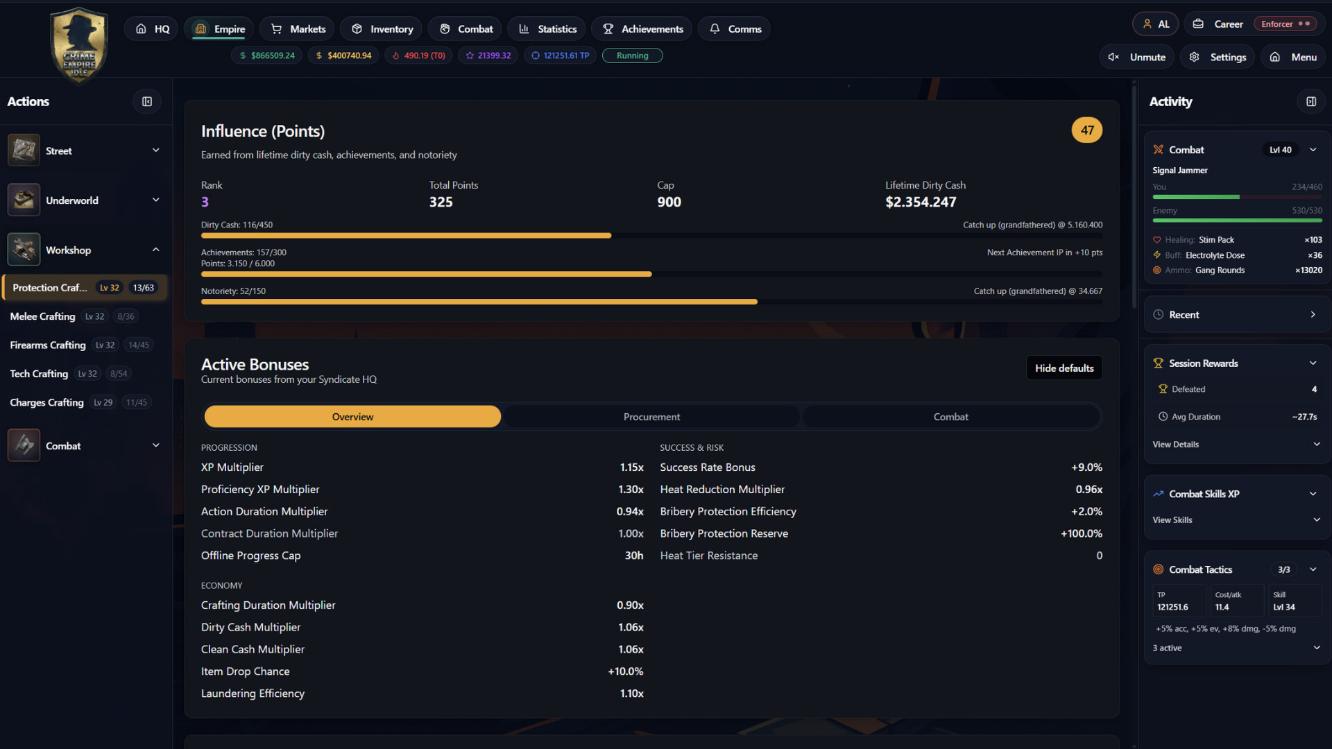 Crime Empire Idle Screenshot 9