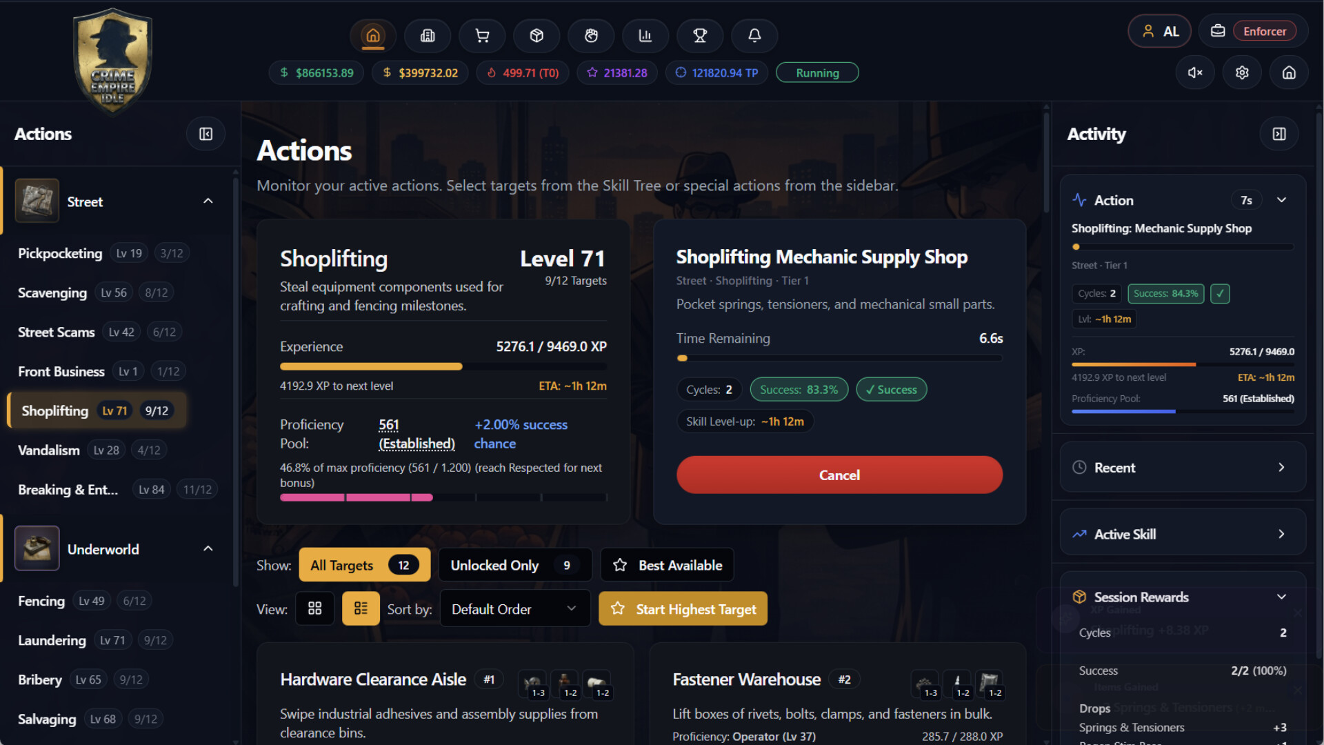 Crime Empire Idle Screenshot 1