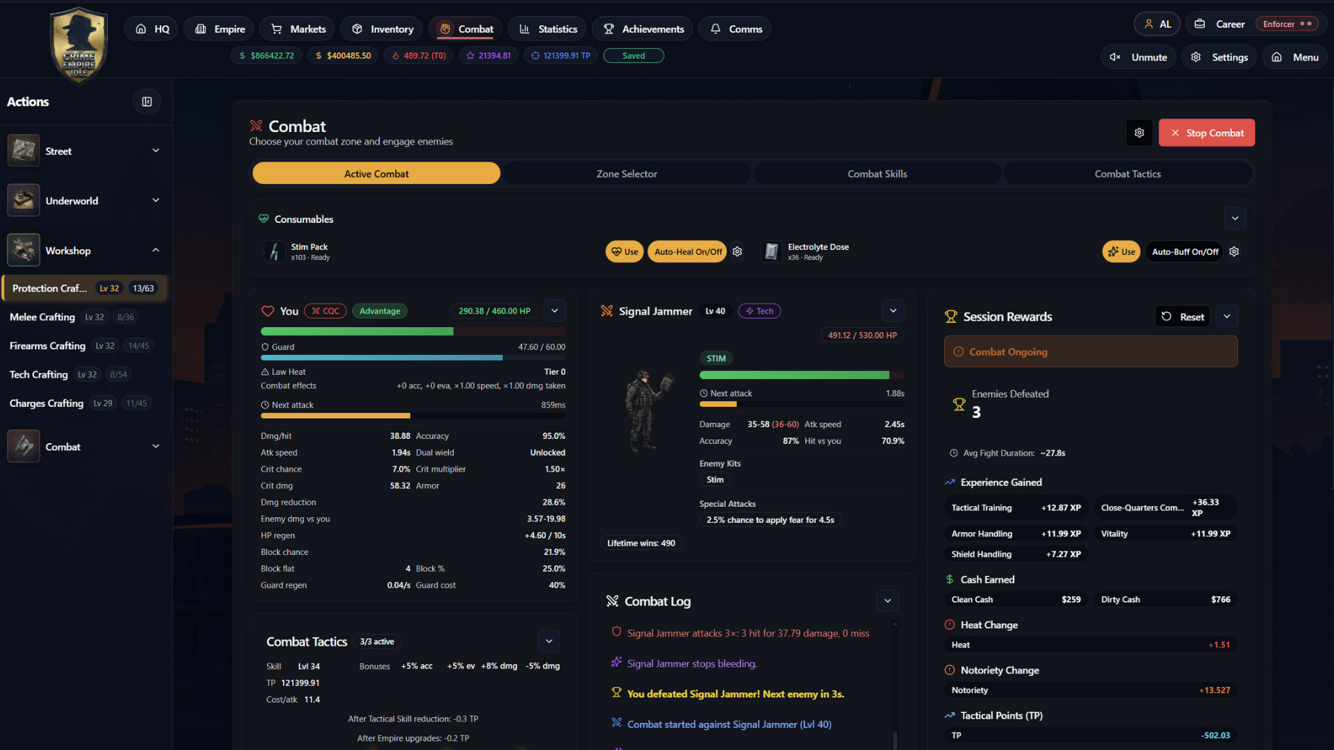 Crime Empire Idle Screenshot 7