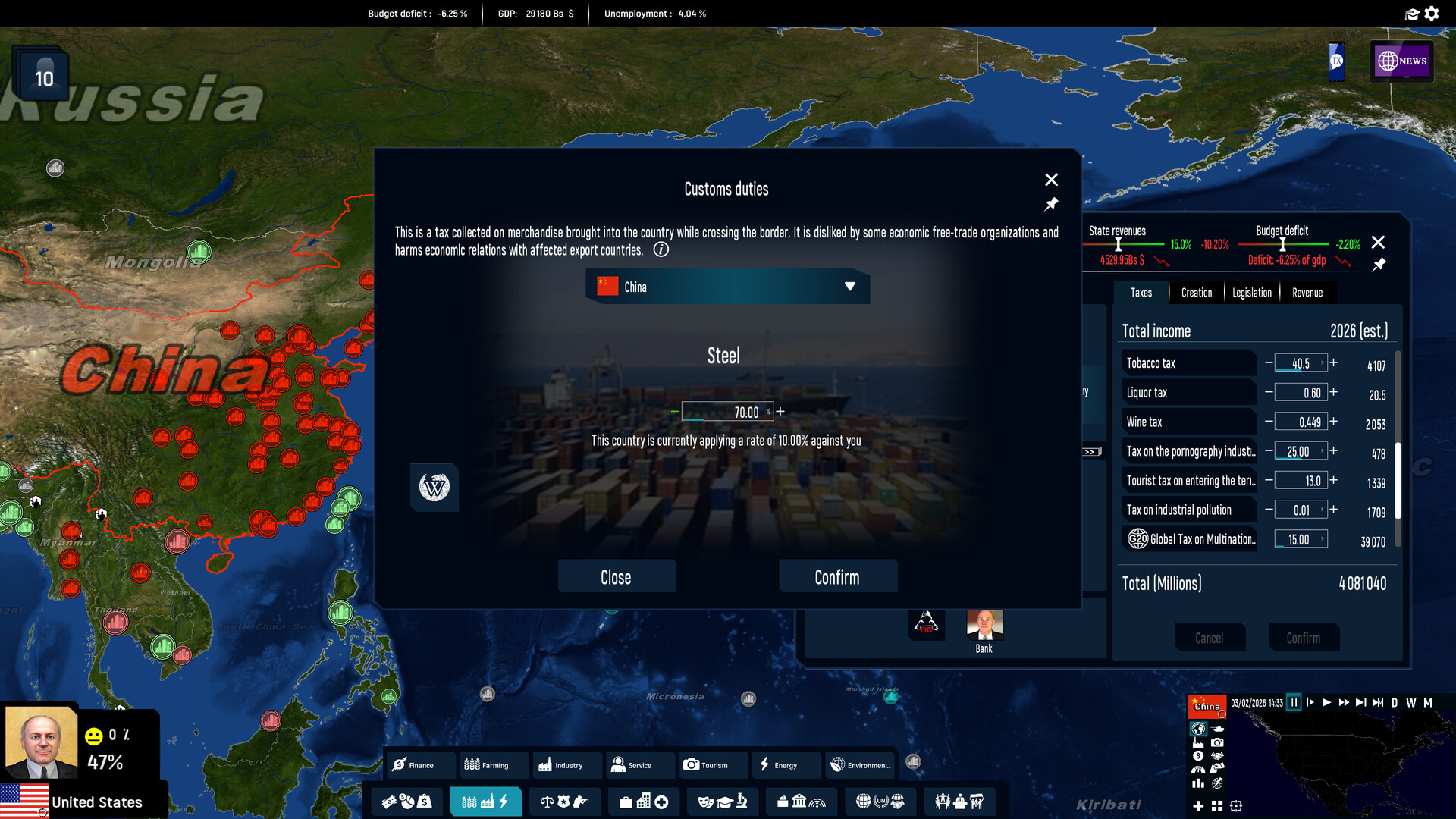 Geo-Political Simulator 2026 Edition Screenshot 8