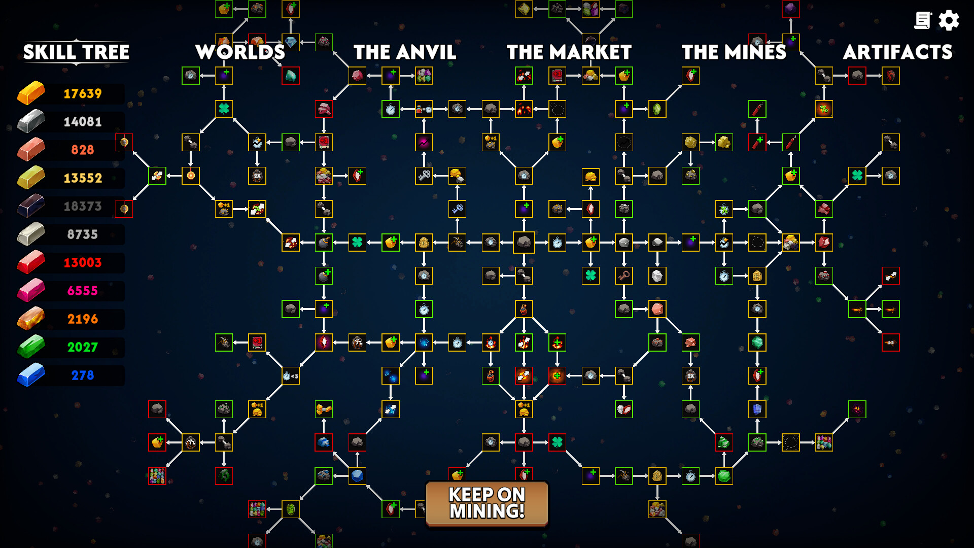 Keep on Mining! - Worlds Screenshot 1