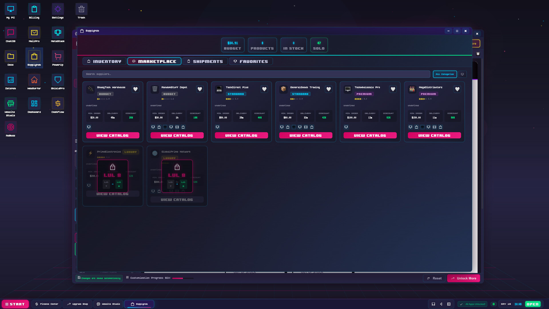 Cart Panic! OS - E-Commerce Tycoon Screenshot 7