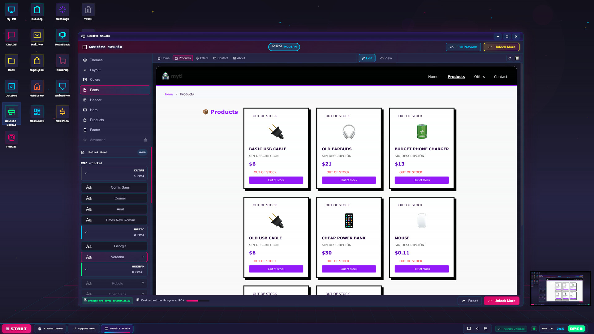 Cart Panic! OS - E-Commerce Tycoon Screenshot 3
