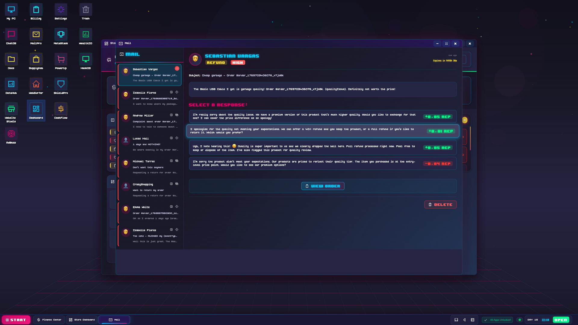 Cart Panic! OS - E-Commerce Tycoon Screenshot 2