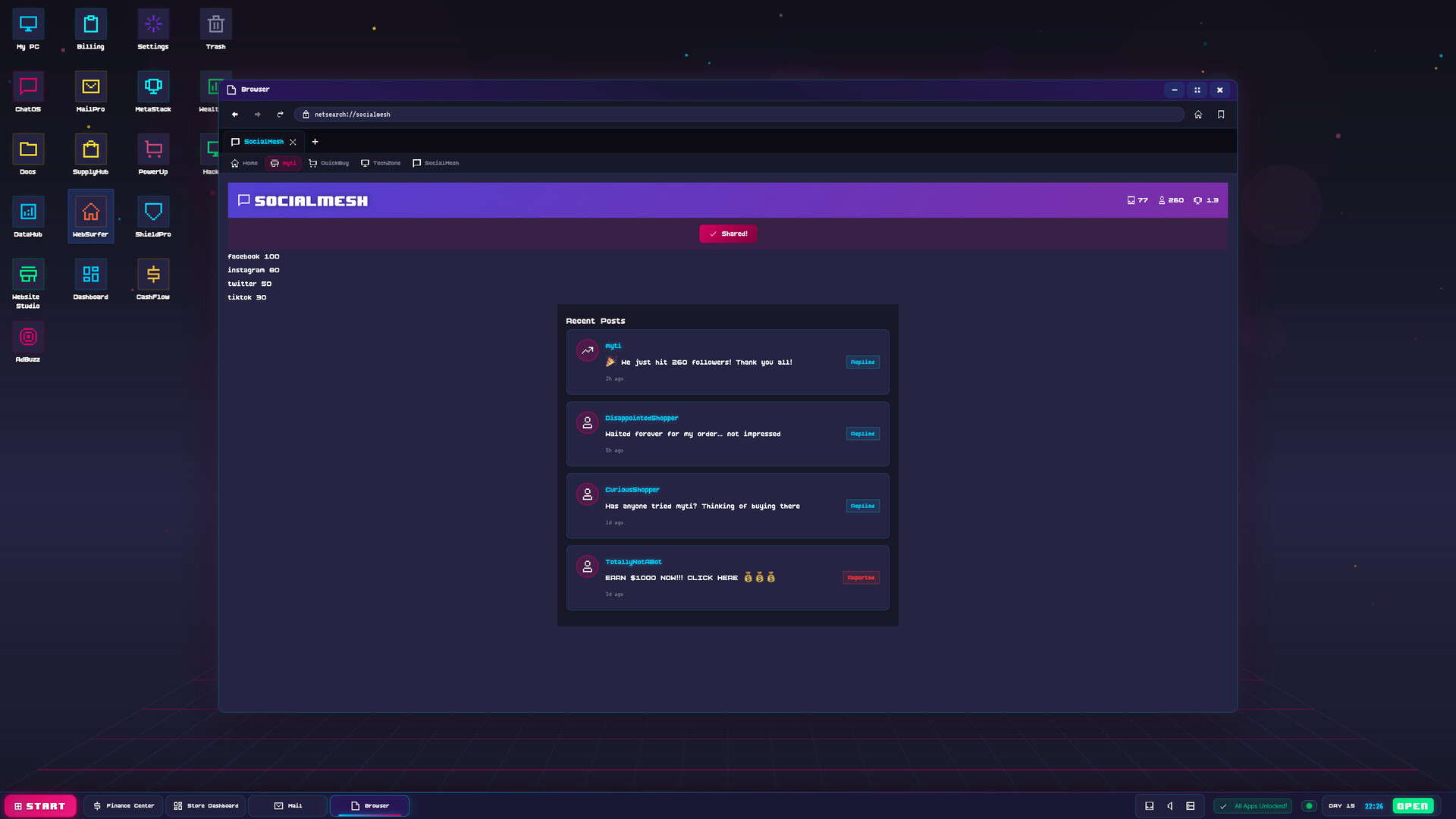 Cart Panic! OS - E-Commerce Tycoon Screenshot 9