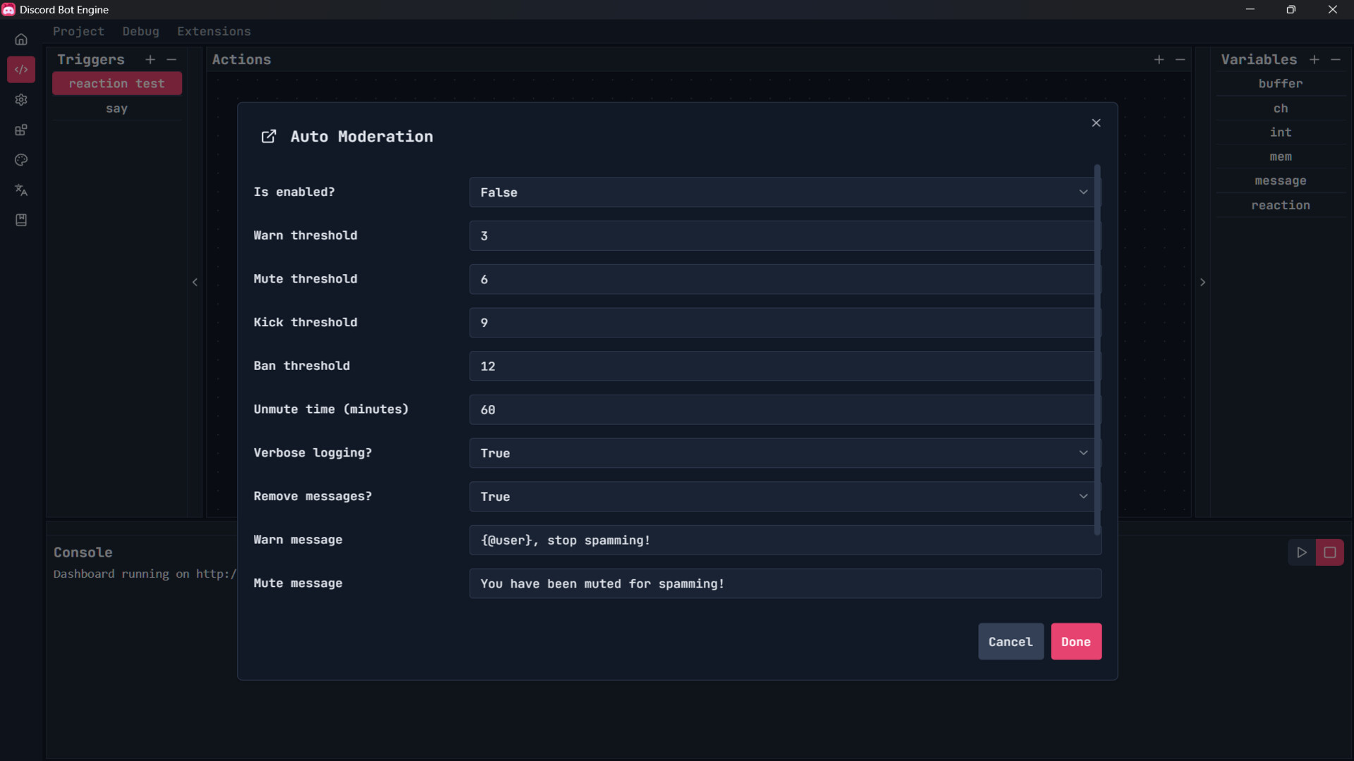Discord Bot Engine Screenshot 8