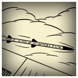 The missile knows where it is at all times. icon