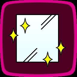 Pane in the butt icon