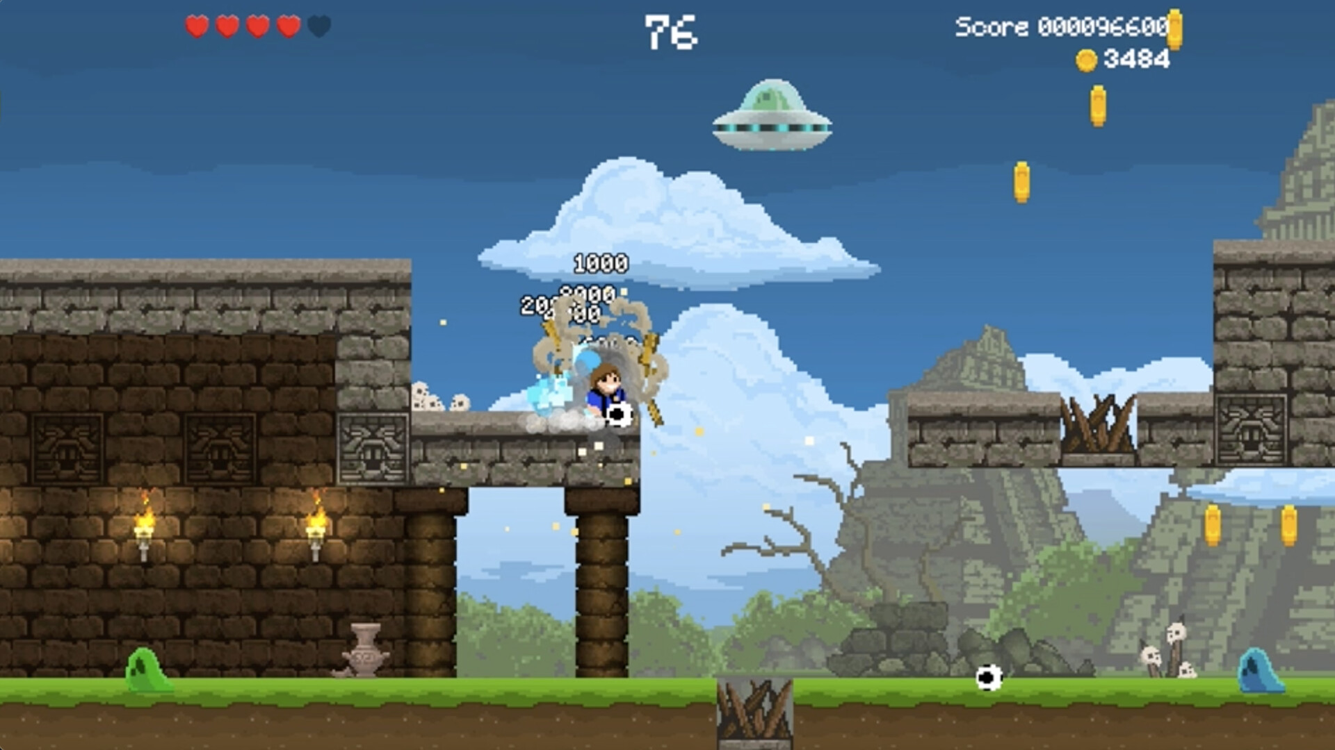 Soccerboy vs Aliens Screenshot 2