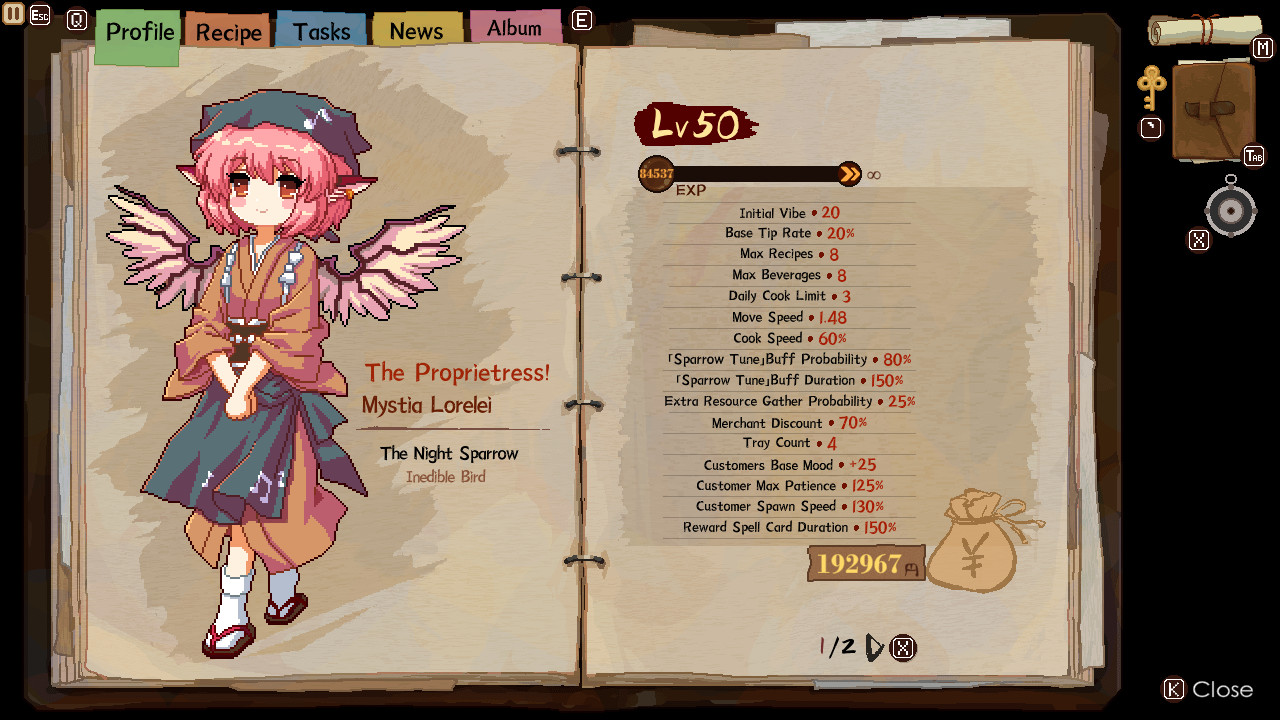 Touhou Mystia's Izakaya Screenshot 24