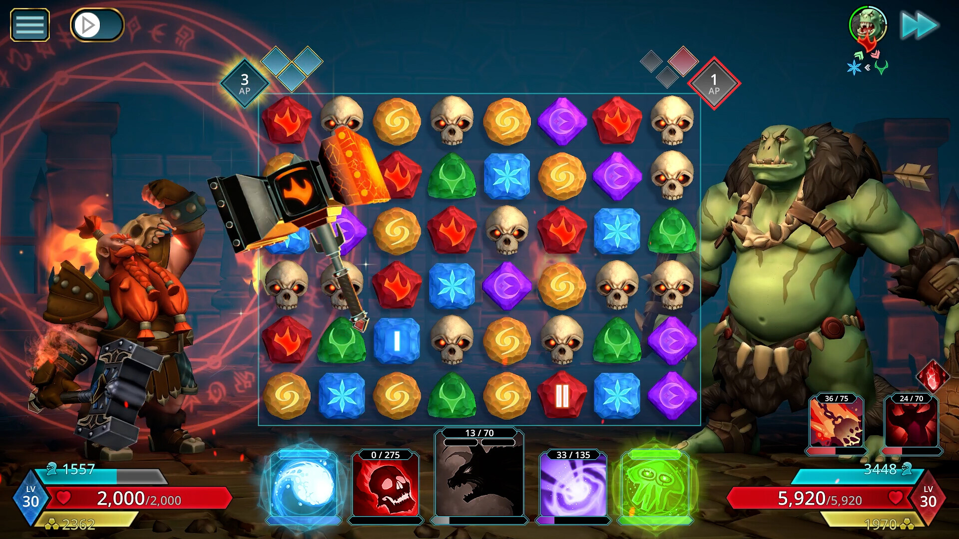 Puzzle Quest 3 Screenshot 1