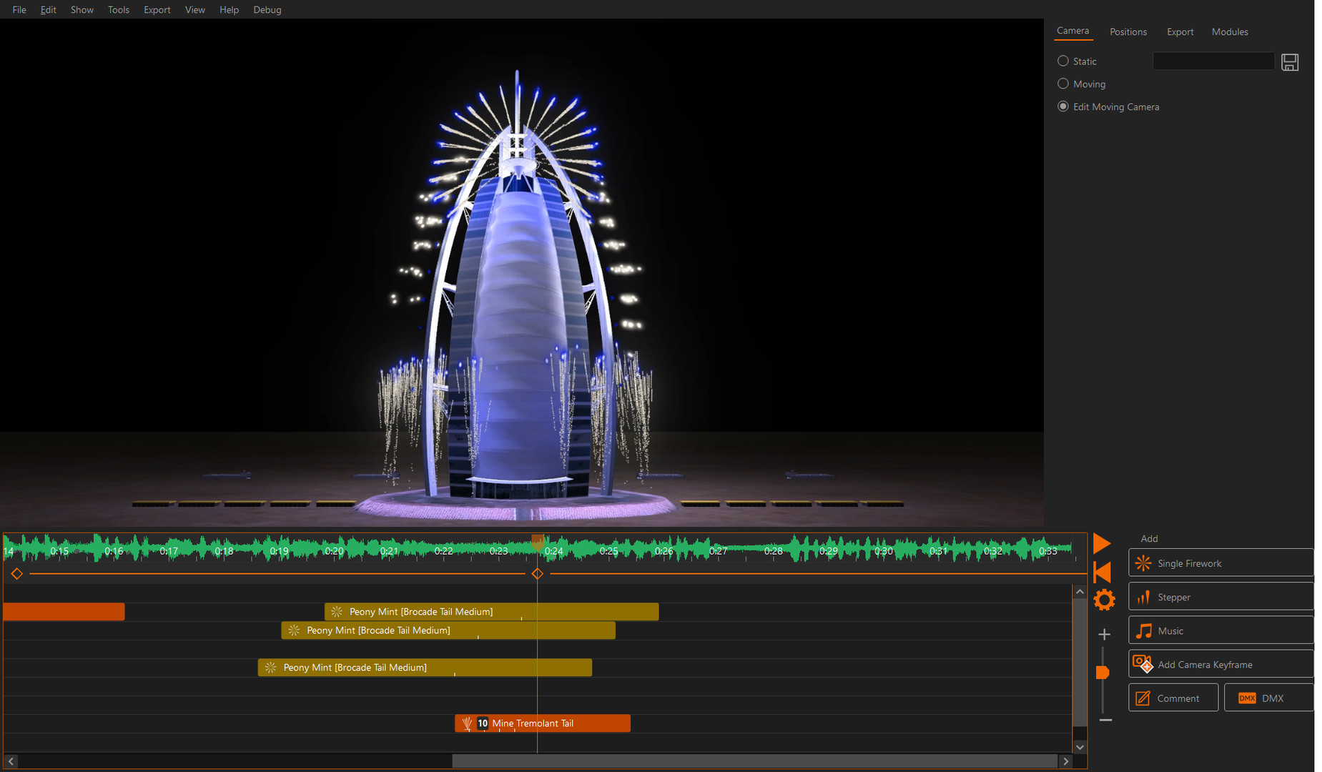 FWsim - Fireworks Display Simulator Screenshot 6