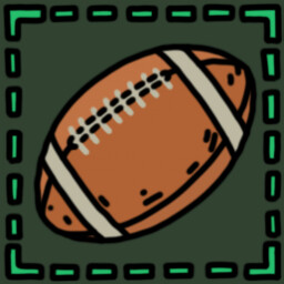 An american ball icon