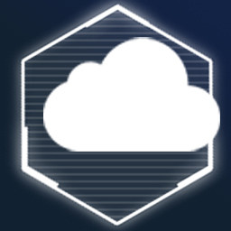 Clouds in the sky icon