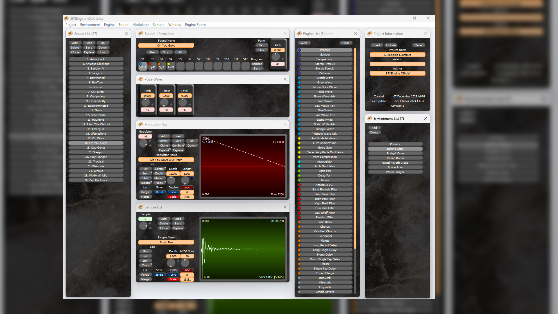 SFXEngine Screenshot 2