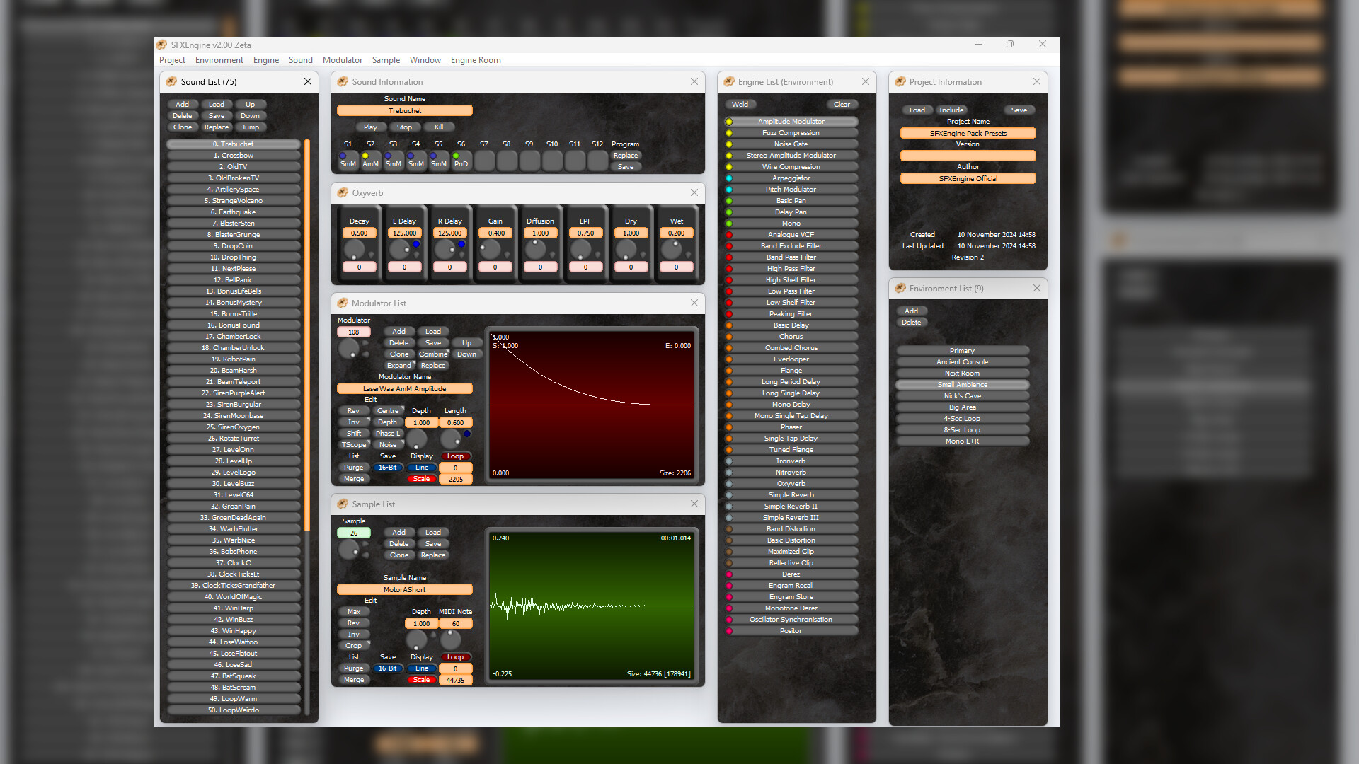 SFXEngine Screenshot 0