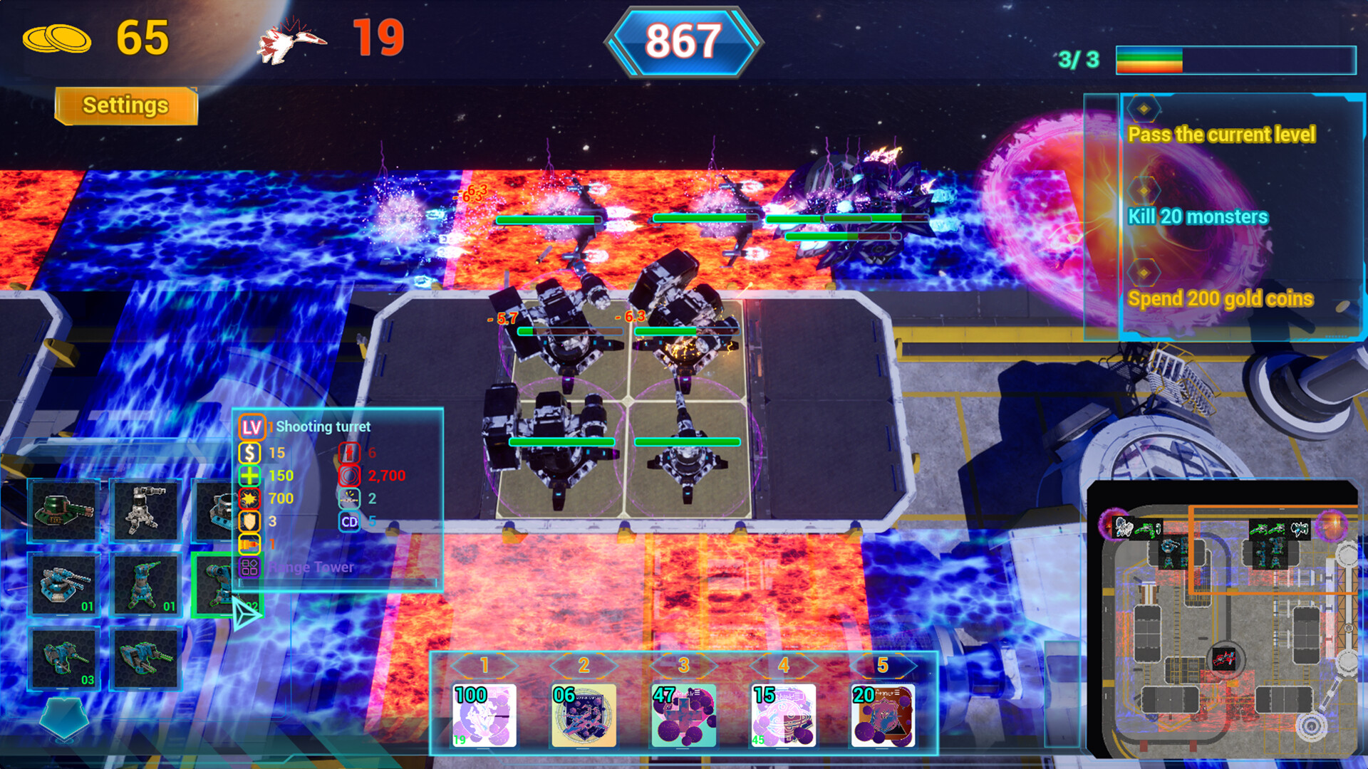 Deep Space Defense Demo Screenshot 4