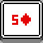 5 of Diamonds icon