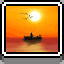Boat at Sunset icon
