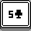 5 of Clubs icon