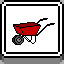Wheelbarrow icon