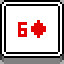 6 of Diamonds icon