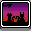 Cats at Sunset icon