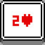 2 of Hearts icon