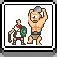 David and Goliath icon