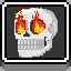 Flaming Skull icon