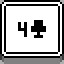 4 of Clubs icon