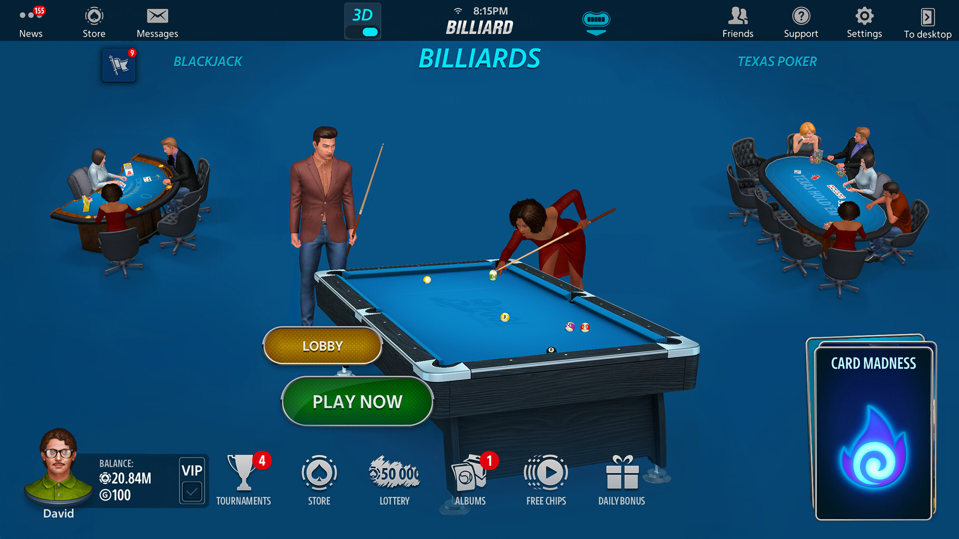 8 Ball by Pokerist™ Screenshot 1
