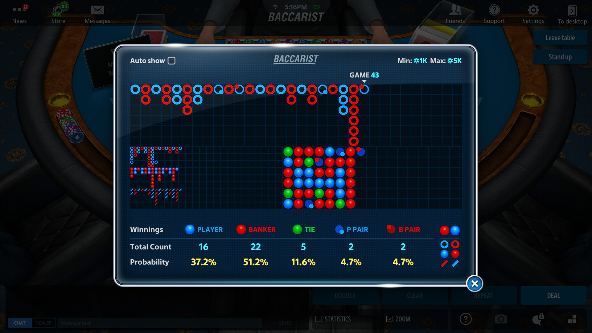 Baccarat Online: Baccarist Screenshot 2