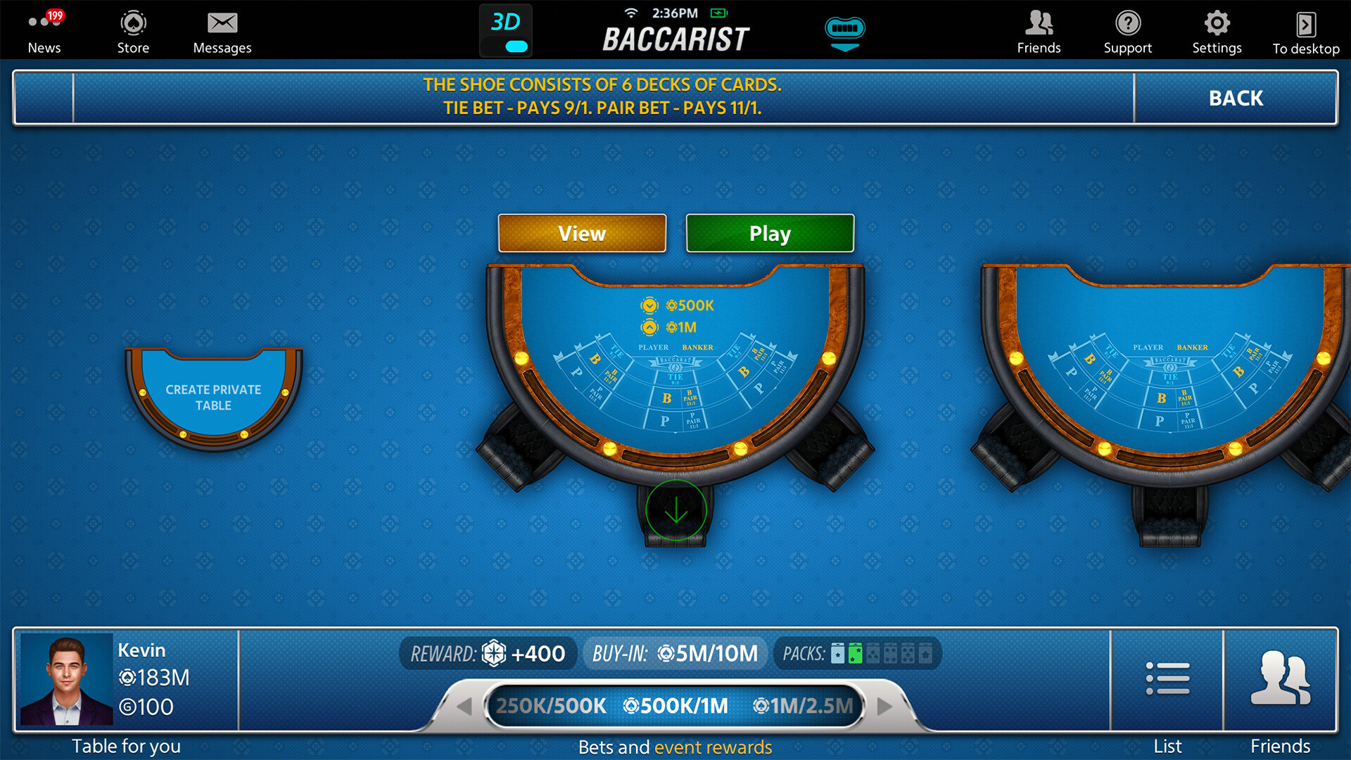 Baccarat Online: Baccarist Screenshot 1