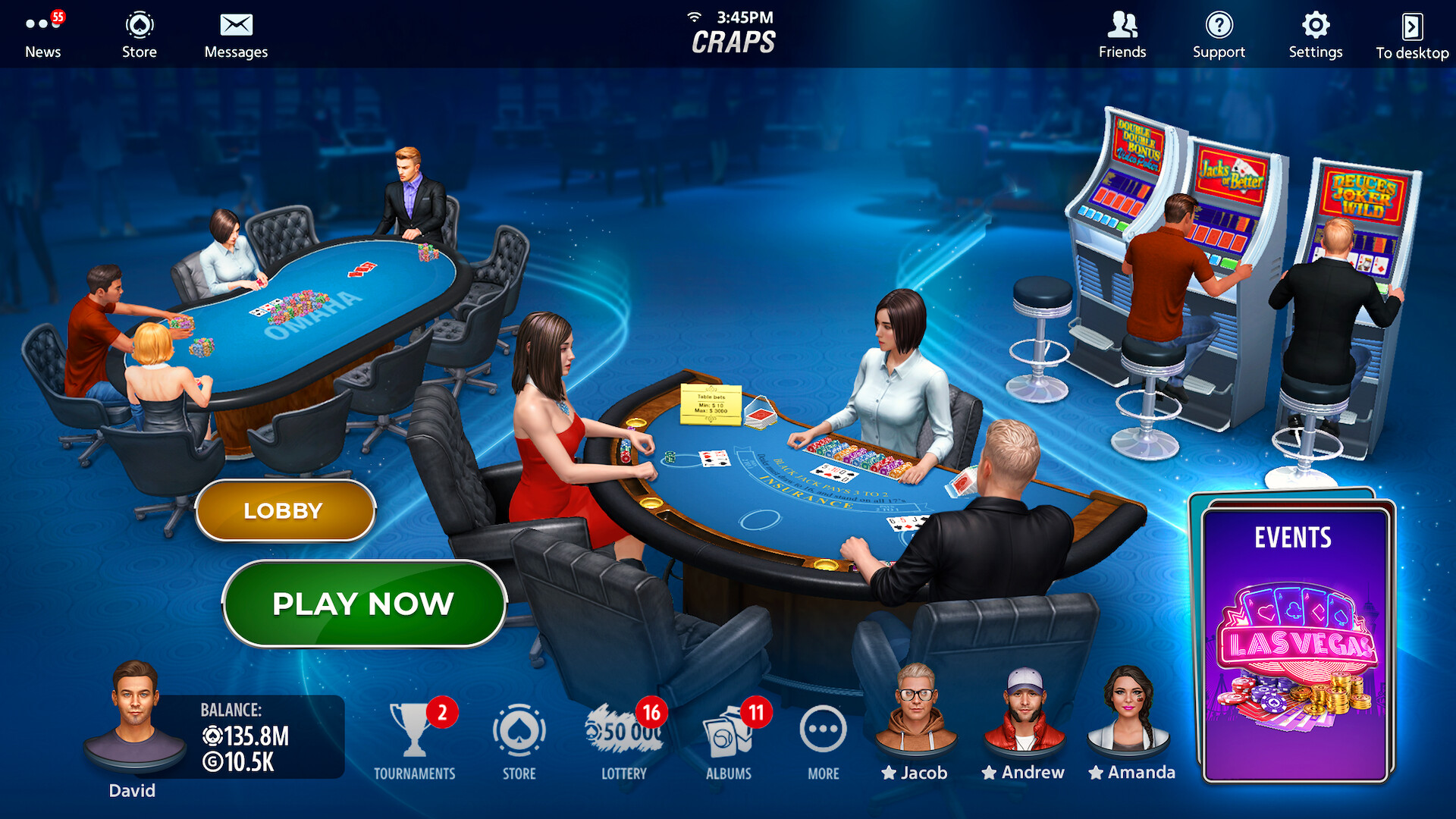 Vegas Craps by Pokerist Screenshot 4