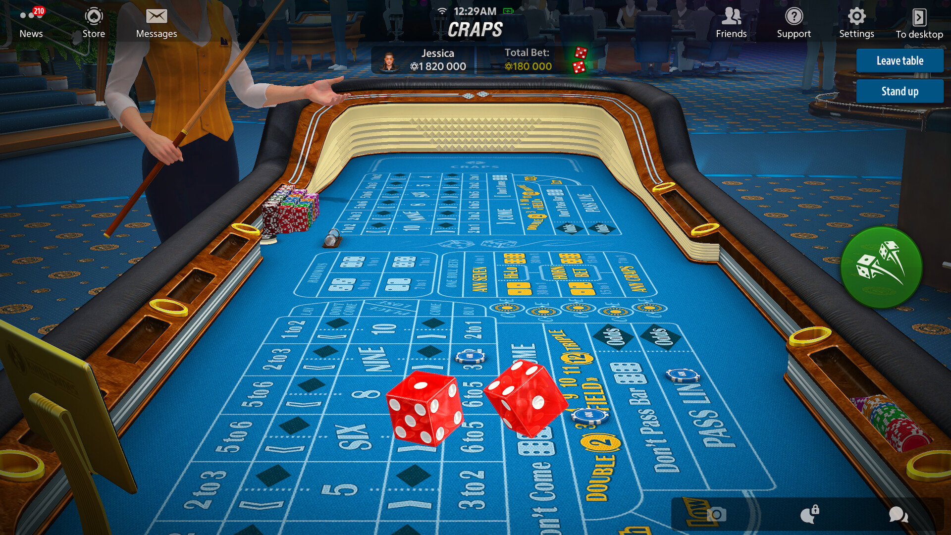 Vegas Craps by Pokerist Screenshot 0
