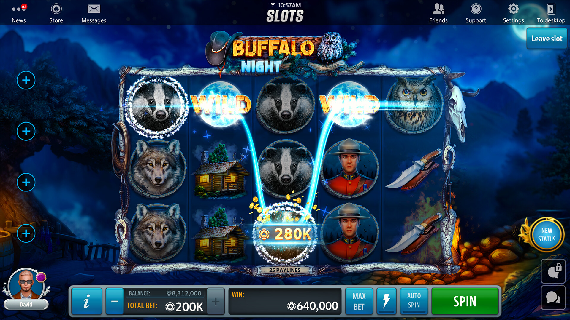 Jackpot Buffalo Slots Screenshot 2