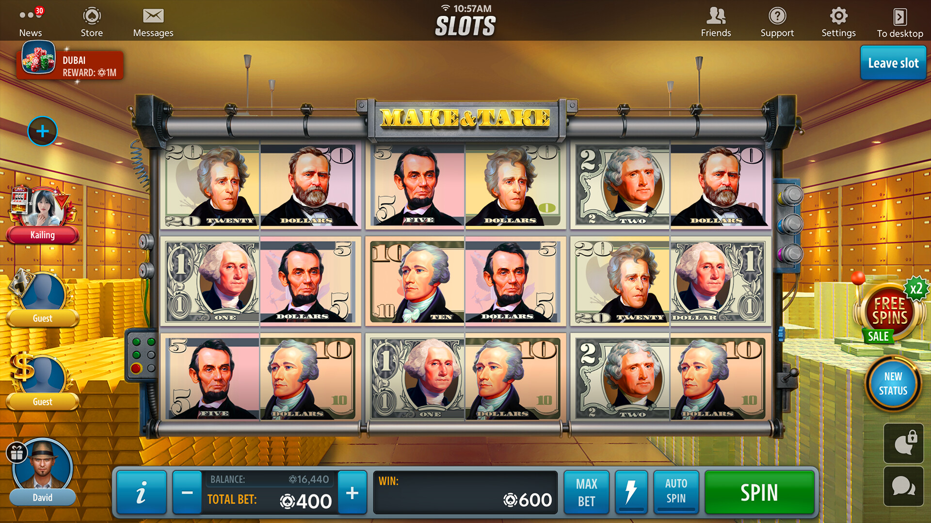 Jackpot Buffalo Slots Screenshot 3