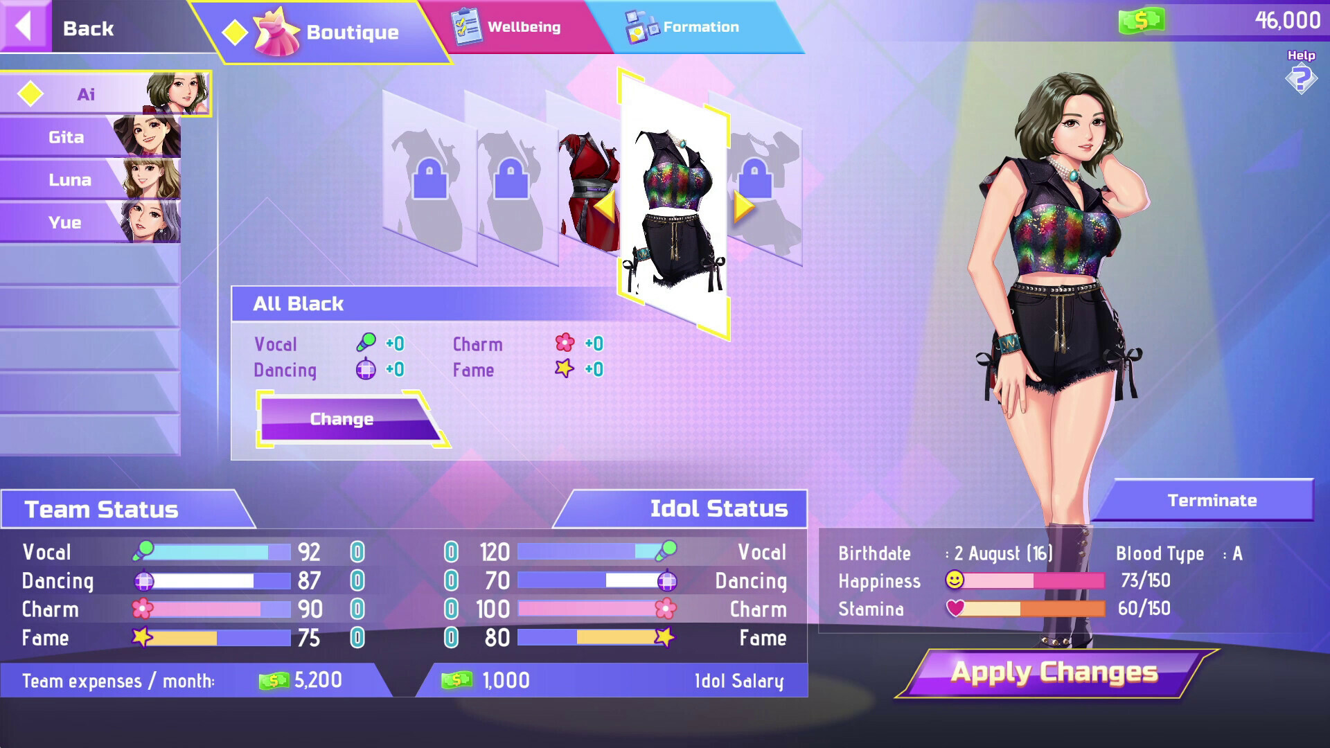 K-pop Idol Stories - Road to Debut Demo Screenshot 3