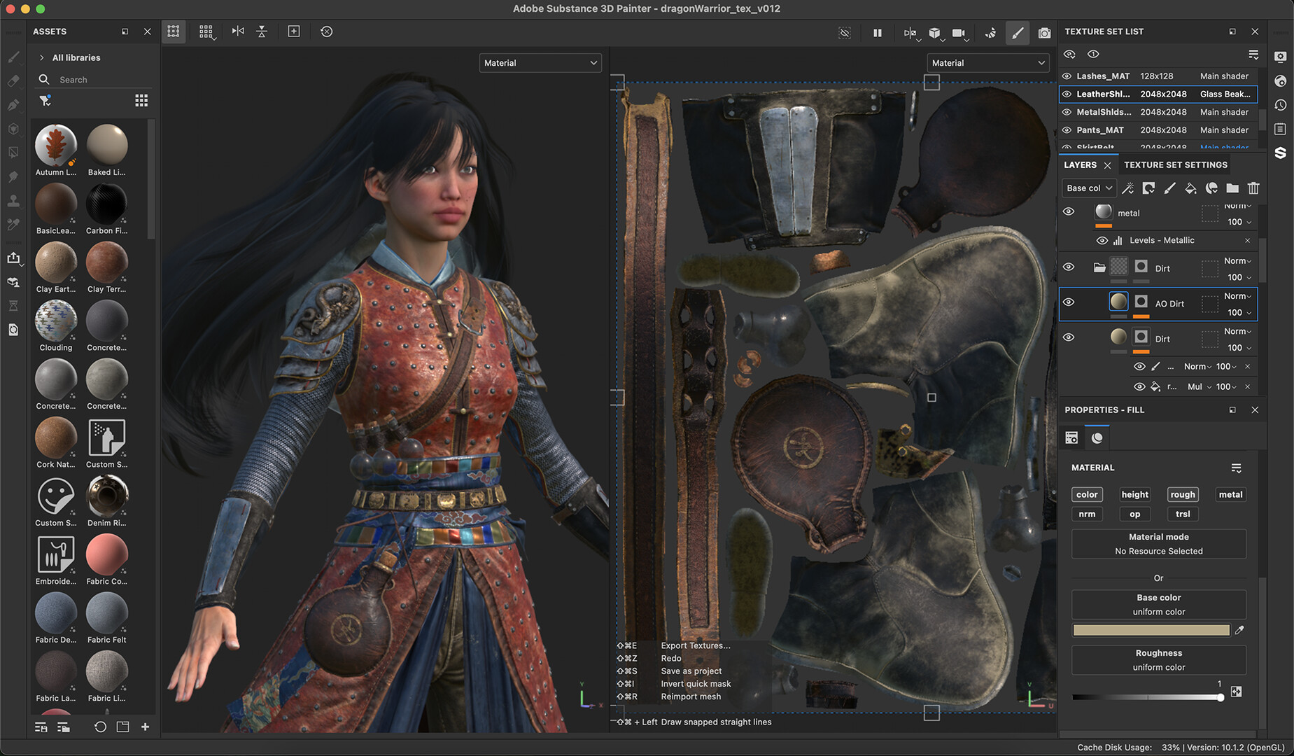 Substance 3D Painter 2025 Screenshot 1