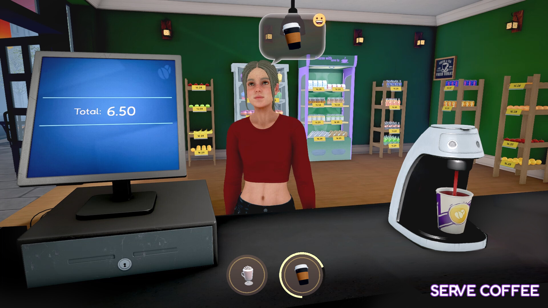 My Cafe Manager Simulator Demo Screenshot 0