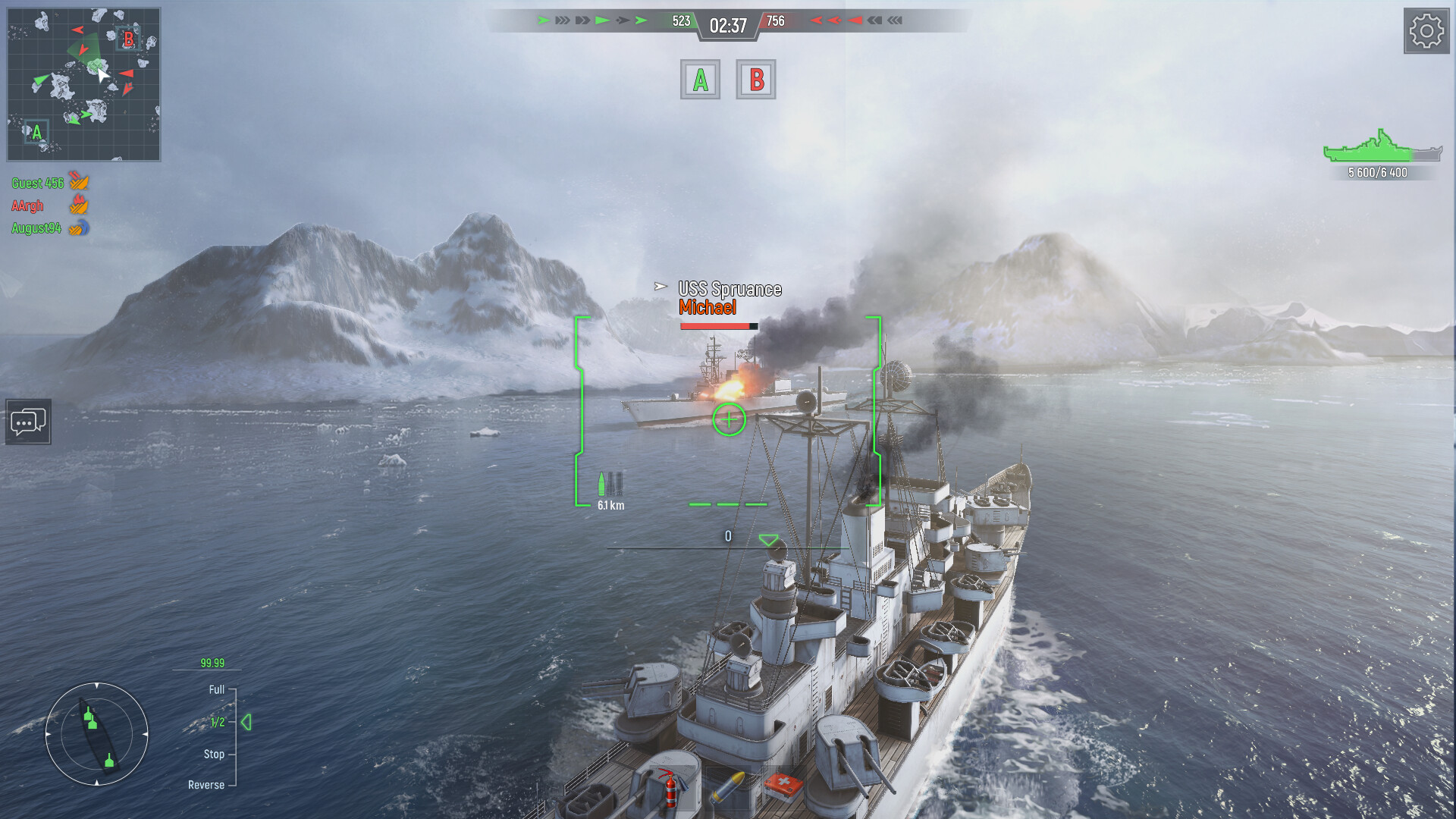 Force of Warships: Battleship Games Screenshot 3