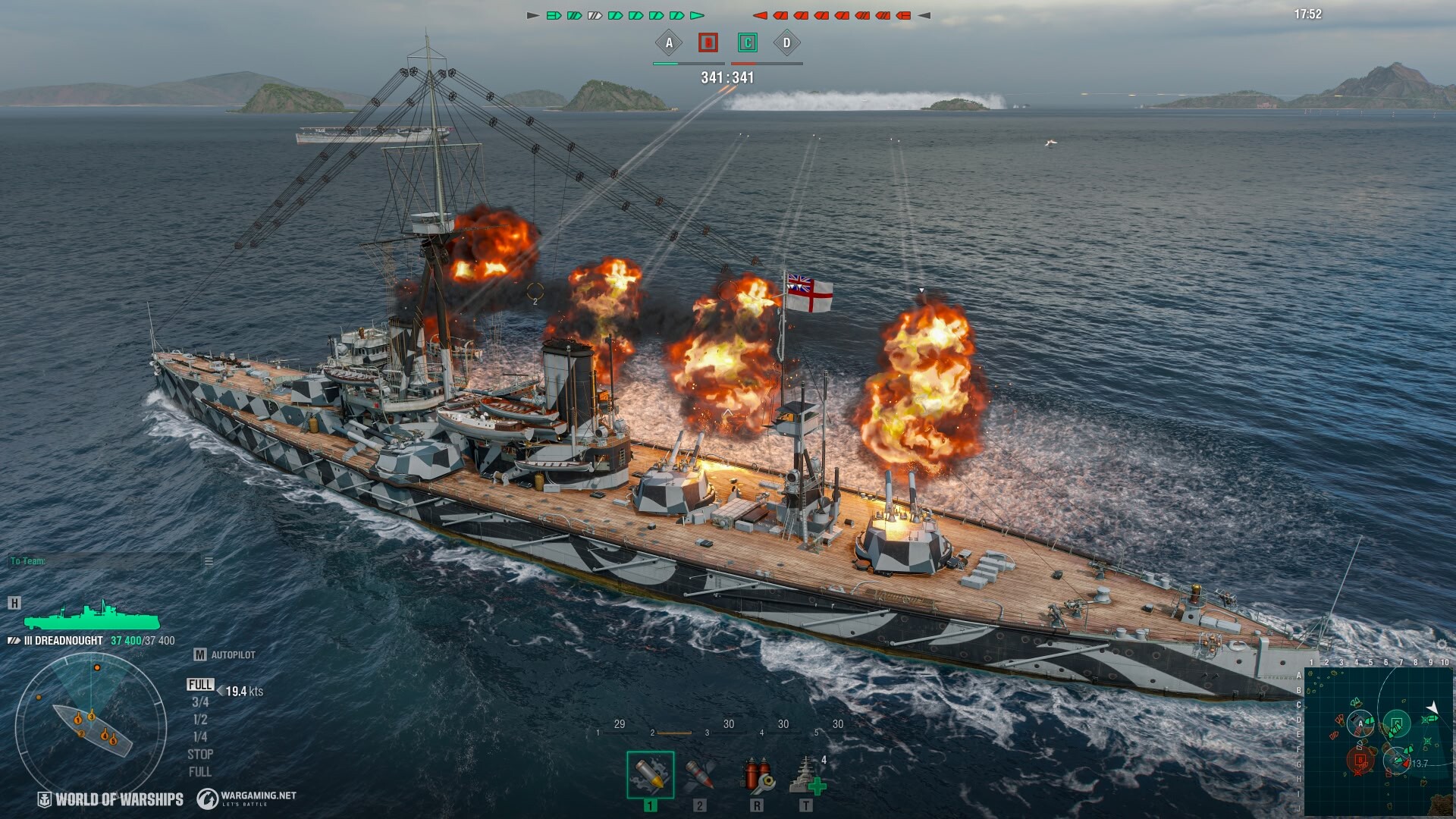 World of Warships — Starter Pack: Dreadnought Screenshot 7