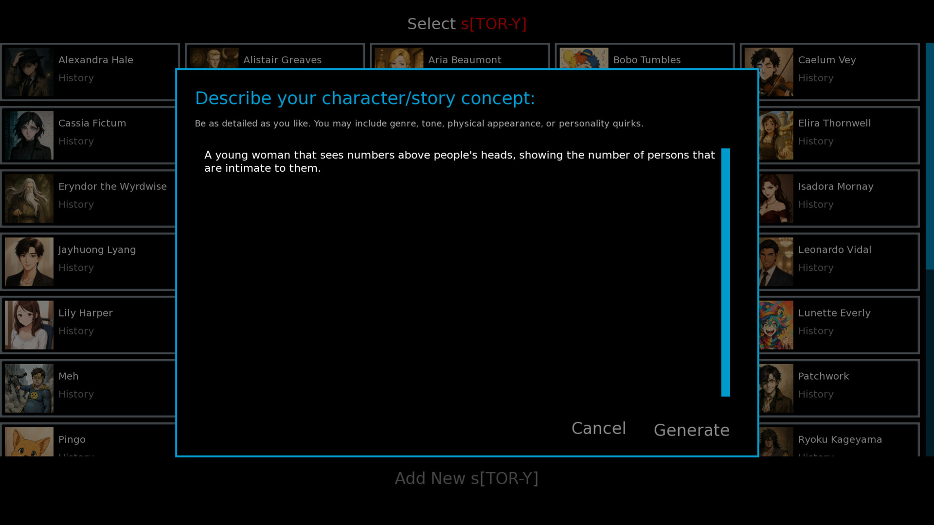 s[TOR-Y]telling Screenshot 3