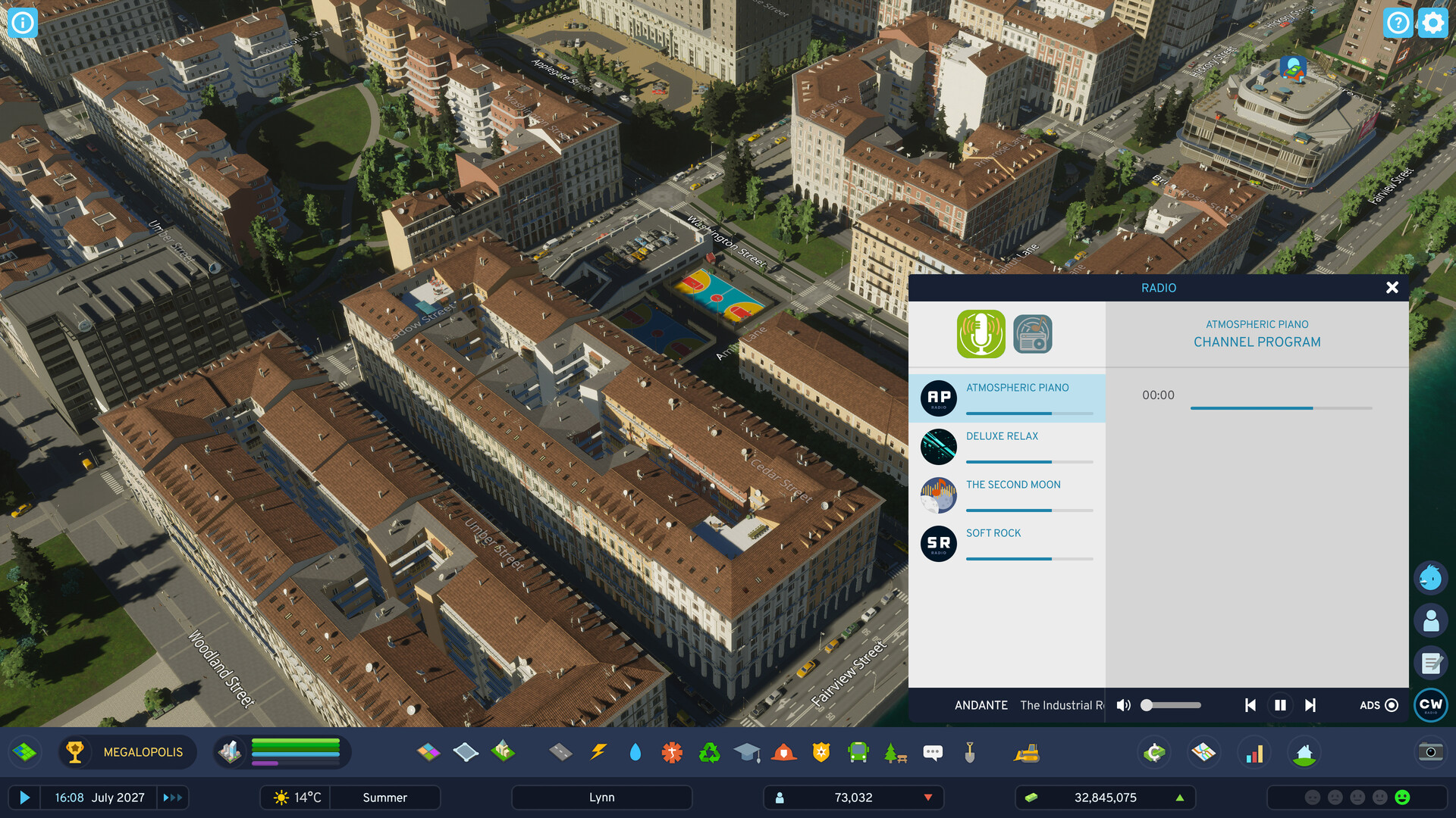 Cities: Skylines II - Atmospheric Piano Channel Screenshot 0