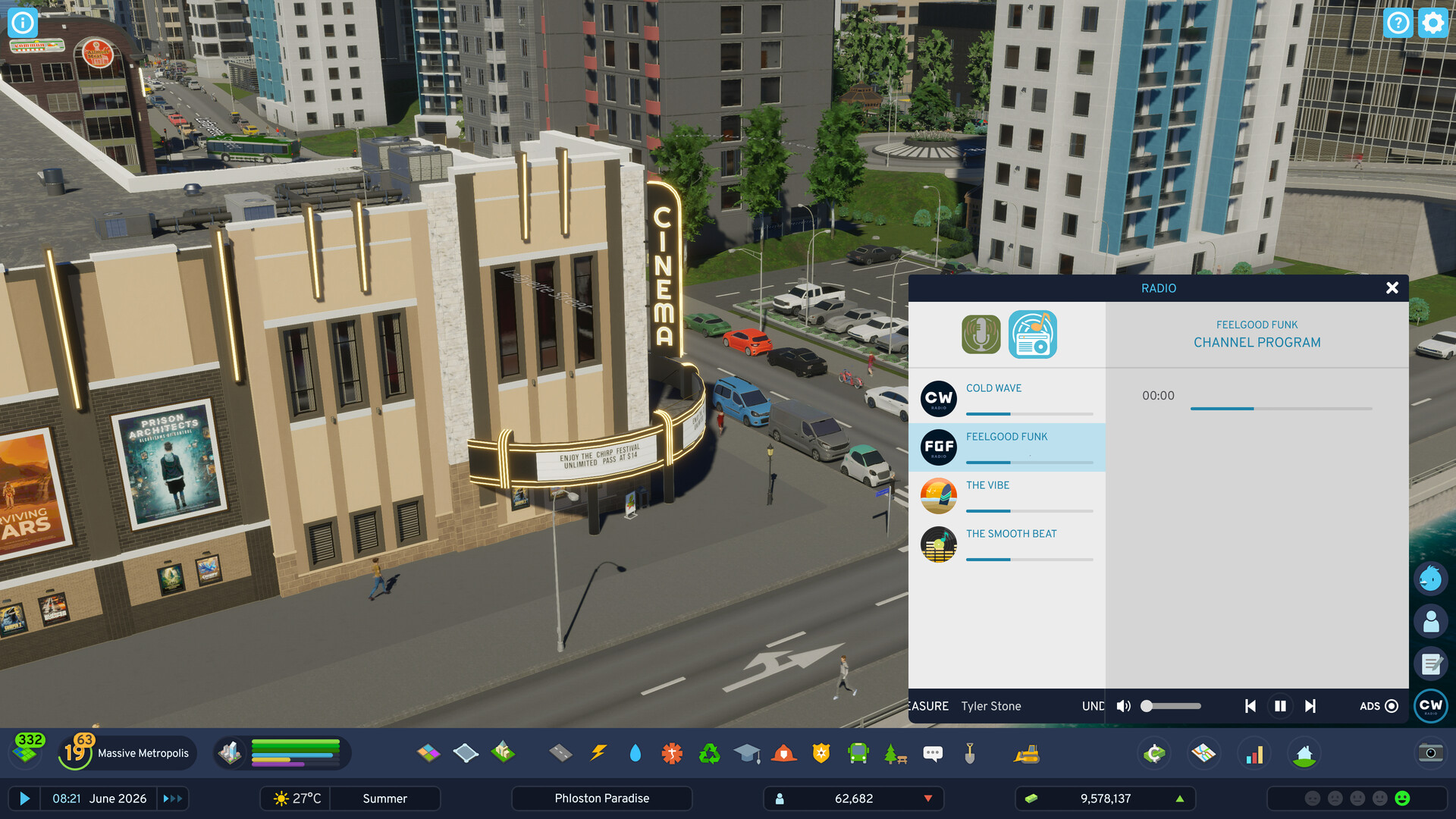 Cities: Skylines II - Feelgood Funk Radio Screenshot 0