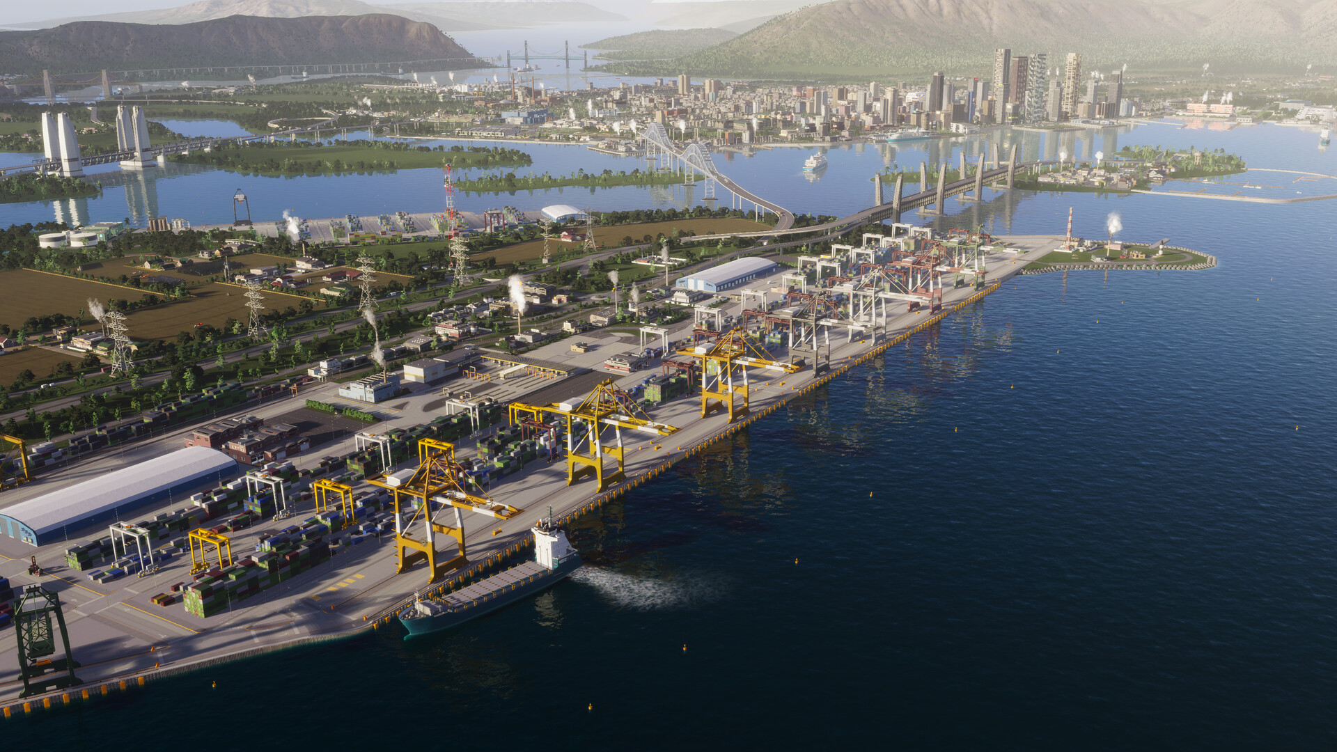 Cities: Skylines II - Bridges & Ports Screenshot 1