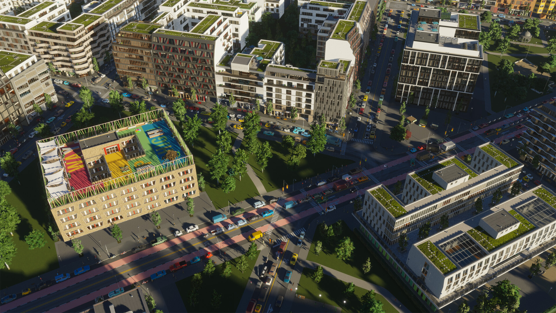 Cities: Skylines II - Creator Pack: Urban Promenades Screenshot 9